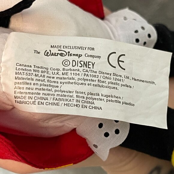 Disney Store Mini Bean Bag 30's Vintage Style Minnie Mouse Plush Animal NWT - Picture 10 of 11